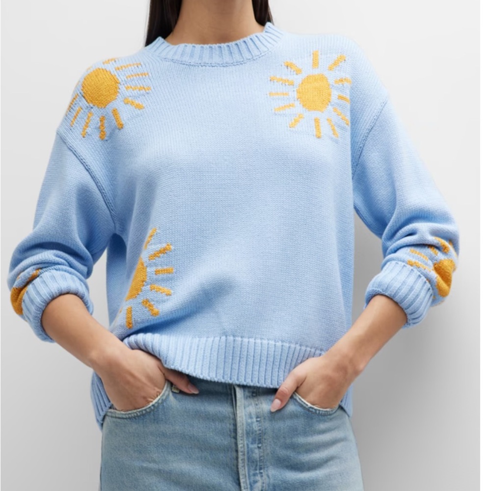 Rails Zoey Sun Cotton Cashmere Crewneck Sweater
